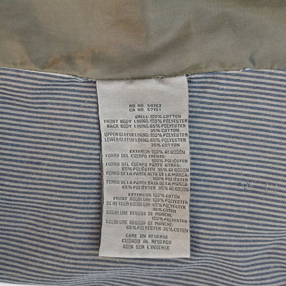 Levi's Olive Green Distressed Utility Rain Jacket EUC - Picture 9 of 10